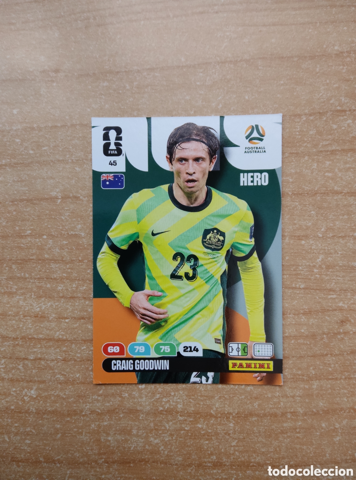 Cromos de f&uacute;tbol: 45 CRAIG GOODWIN AUSTRALIA ADRENALYN XL MUNDIAL 2026