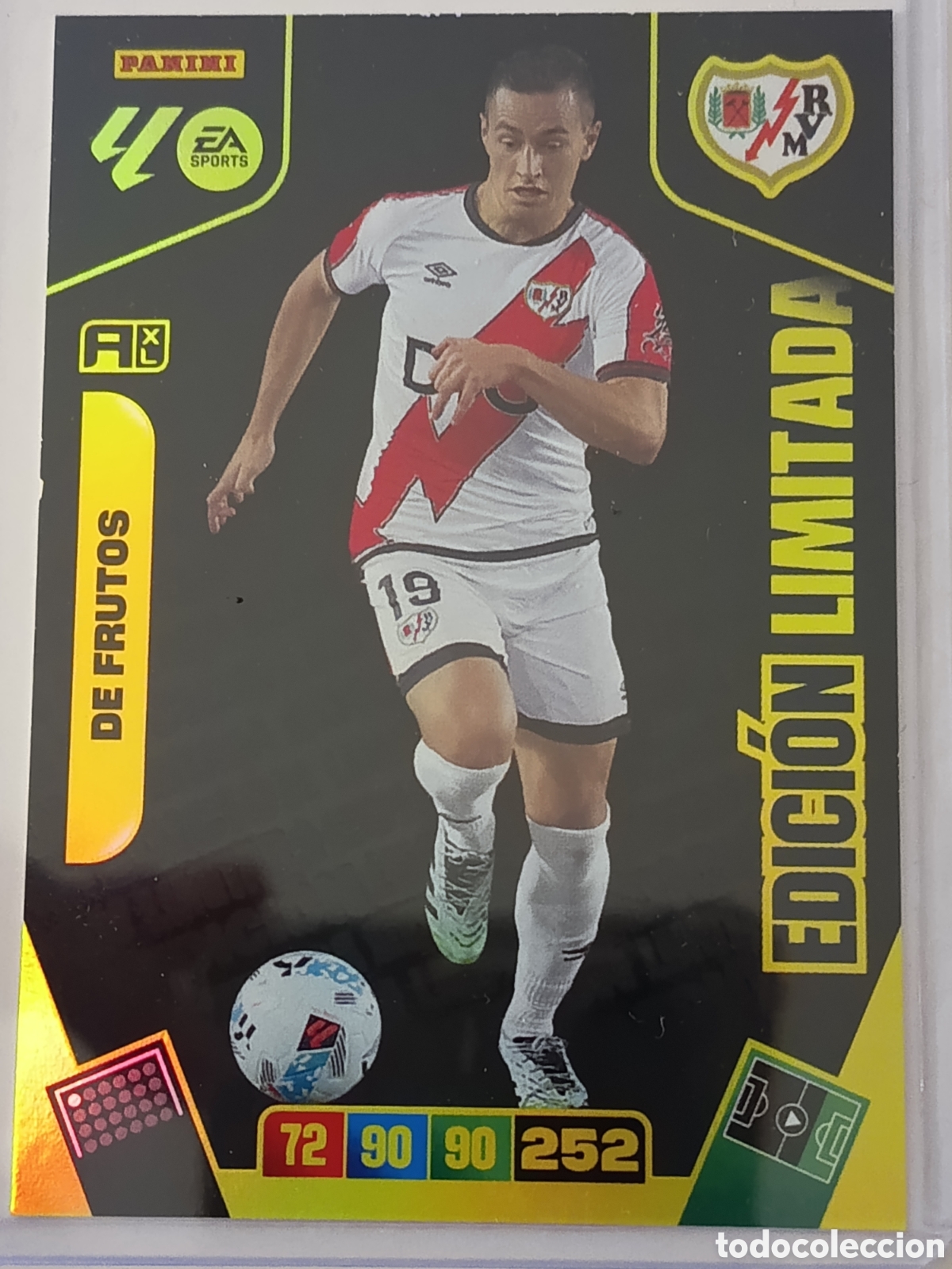 Cromos de f&uacute;tbol: De frutos edici&oacute;n limitada Adrenalyn 2025-2026