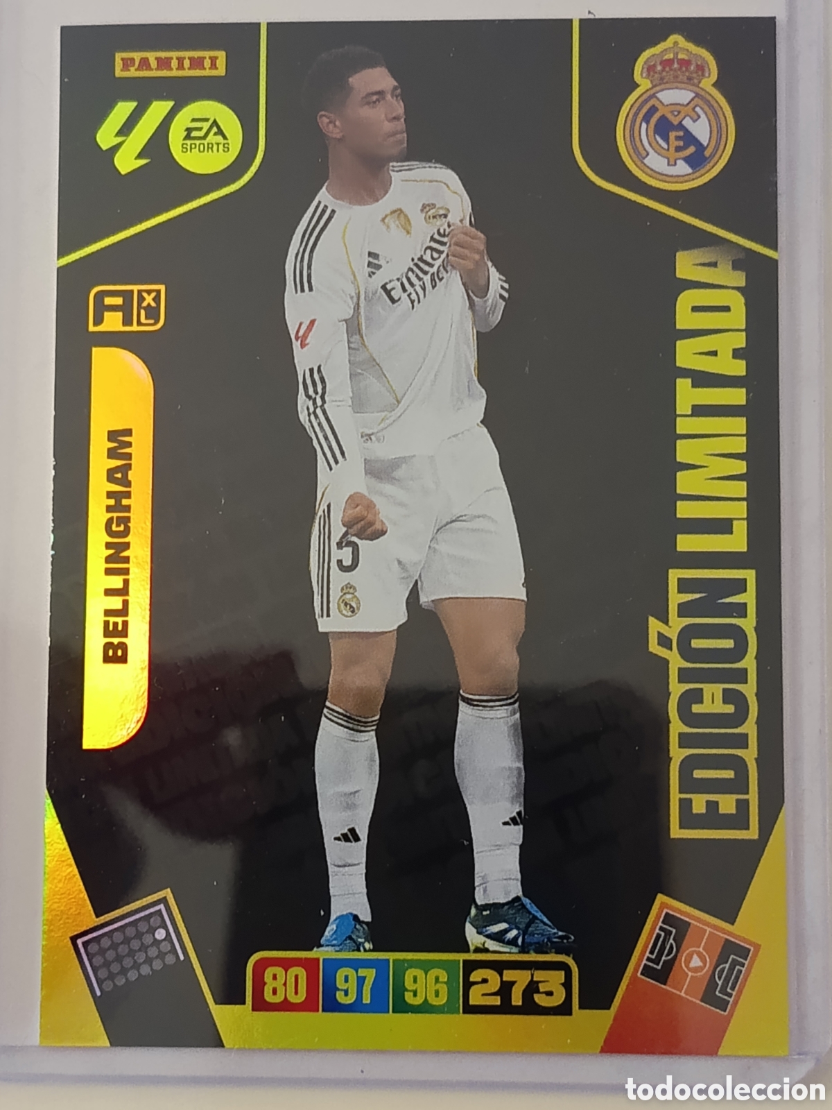 Cromos de f&uacute;tbol: Bellingham edici&oacute;n limitada adrenalyn 2025-2026