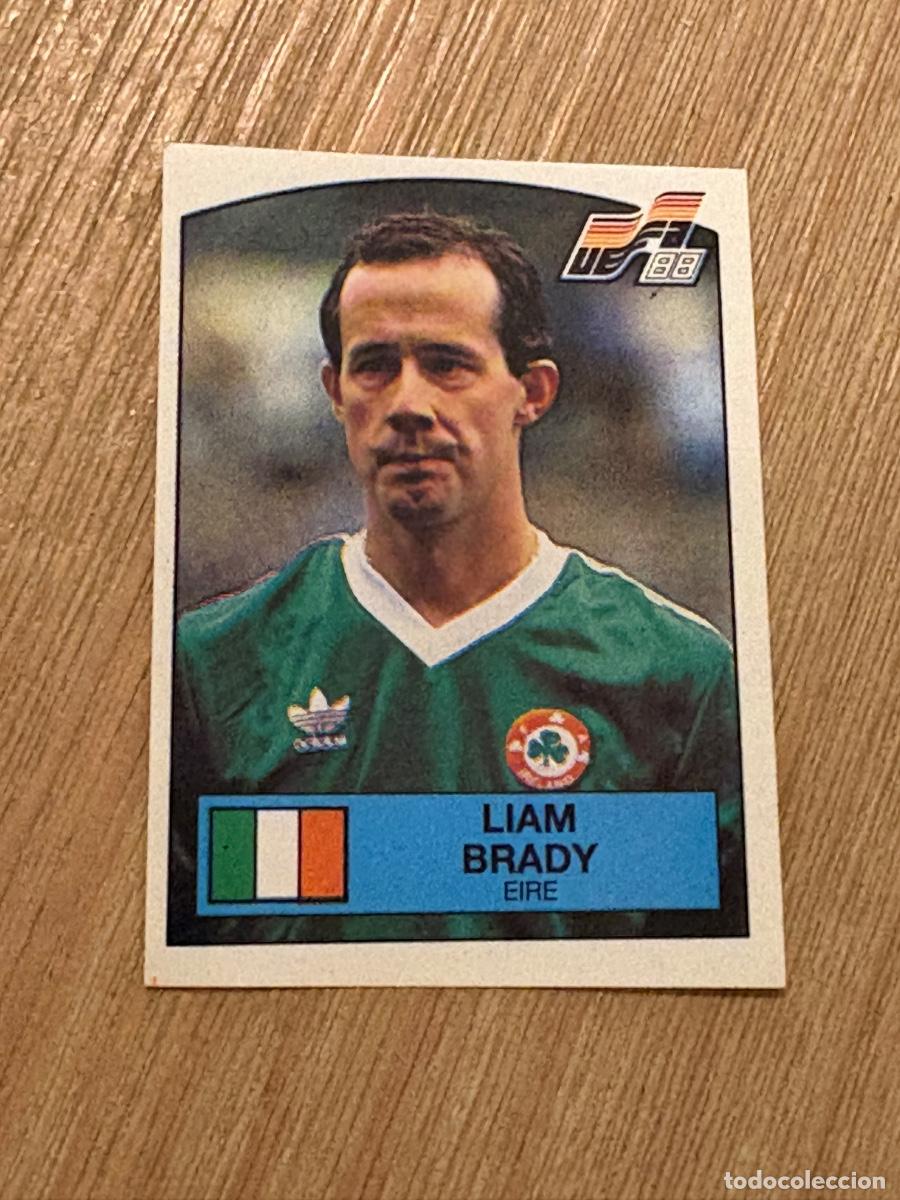 Cromos de Futebol: 21. CROMO STICKER SIN PEGAR PANINI EUROCOPA EURO 88 LIAM BRADY N 199 IRLANDA EIRE
