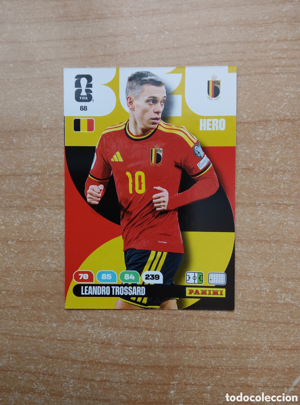 Football Stickers: 68 LEANDRO TROSSARD BELGICA ADRENALYN XL MUNDIAL 2026