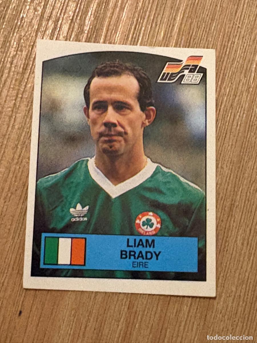 Cromos de Futebol: 21. CROMO STICKER SIN PEGAR PANINI EUROCOPA EURO 88 LIAM BRADY N 199 IRLANDA EIRE