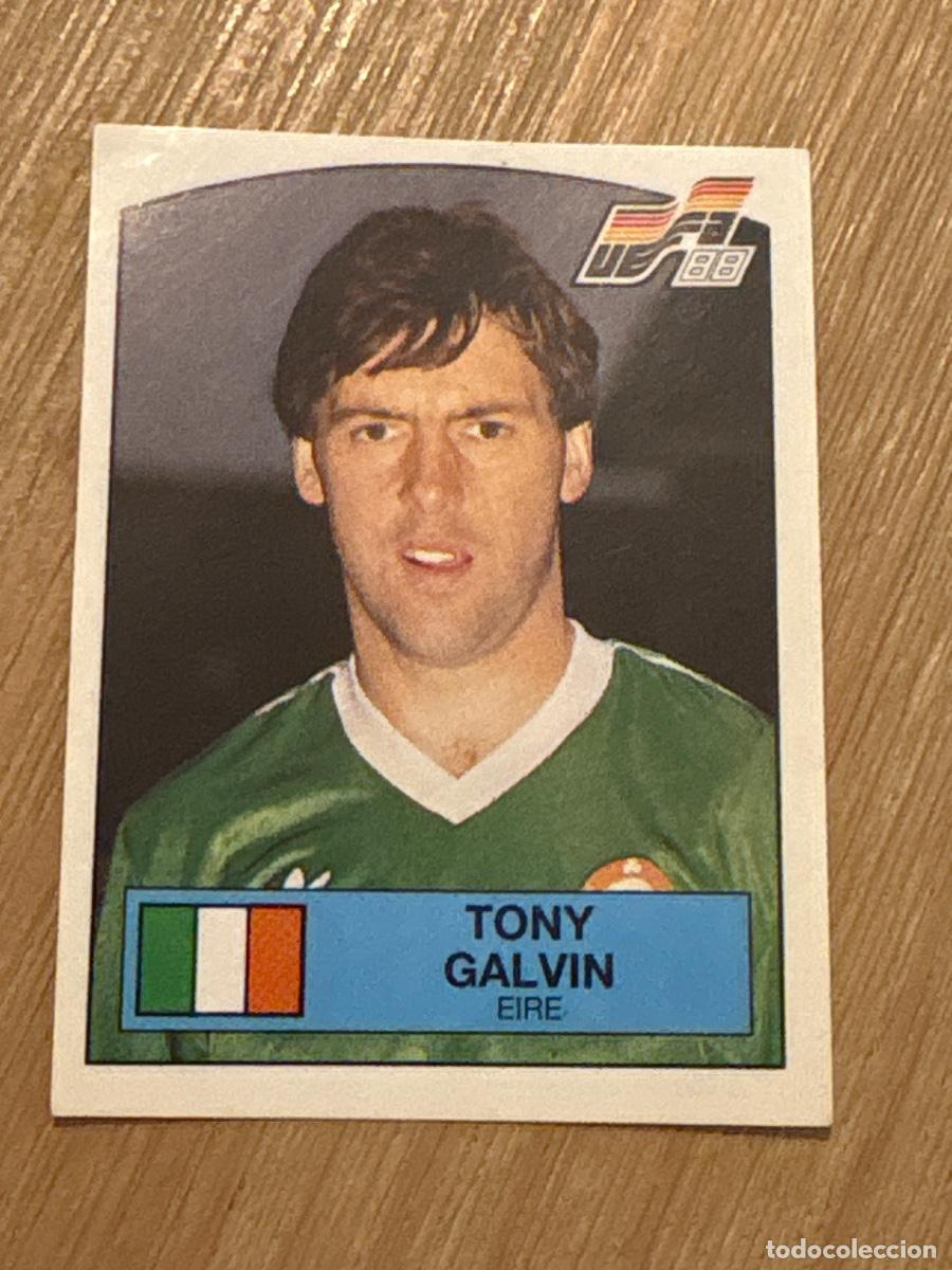 Cromos de Futebol: 21. CROMO STICKER SIN PEGAR PANINI EUROCOPA EURO 88 TONY GALVIN N 201 IRLANDA EIRE