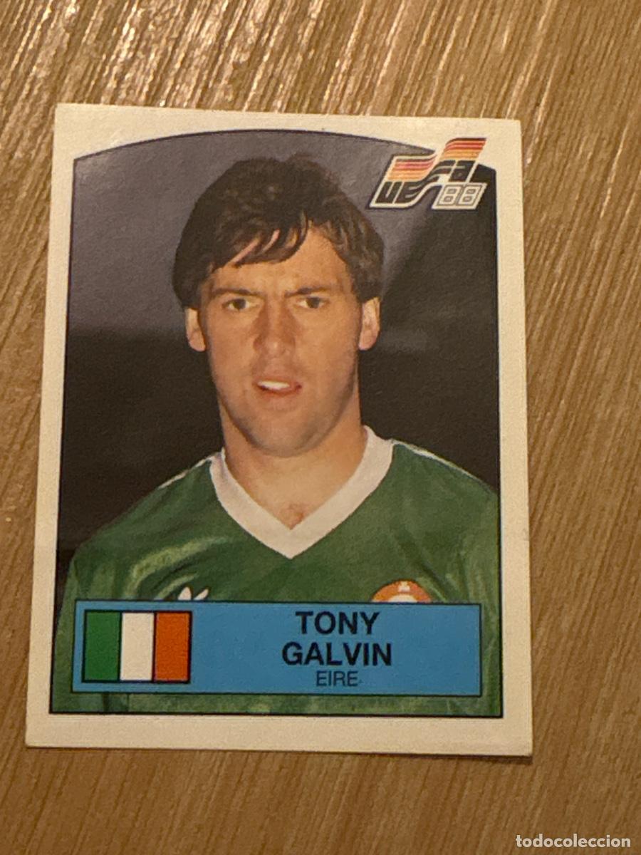 Cromos de Futebol: 21. CROMO STICKER SIN PEGAR PANINI EUROCOPA EURO 88 TONY GALVIN N 201 IRLANDA EIRE