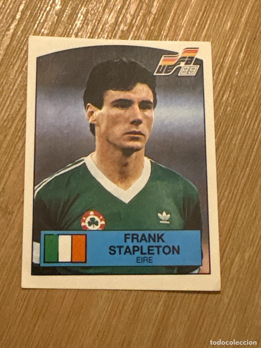 Cromos de f&uacute;tbol: 21. CROMO STICKER SIN PEGAR PANINI EUROCOPA EURO 88 FRANK STAPLETON N 203 IRLANDA EIRE