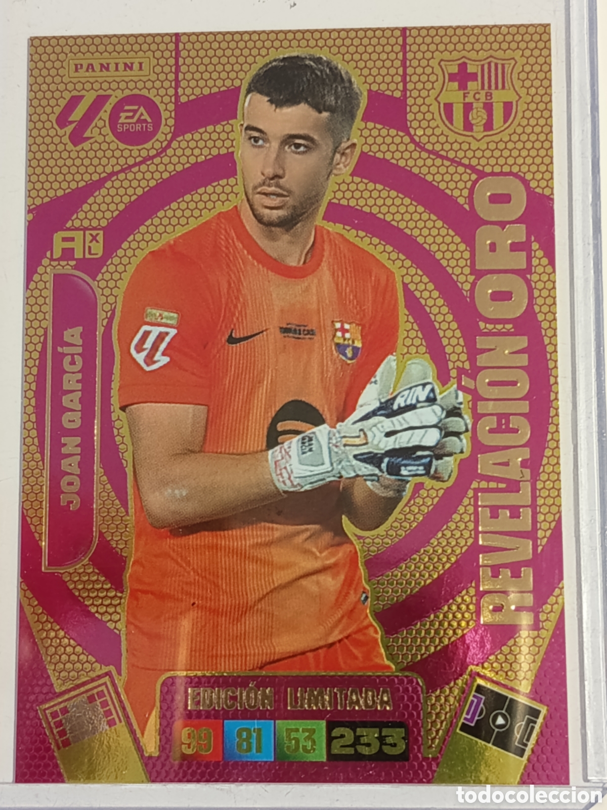 Cromos de f&uacute;tbol: Joan Garc&iacute;a revelaci&oacute;n oro adrenalyn 2025-2026
