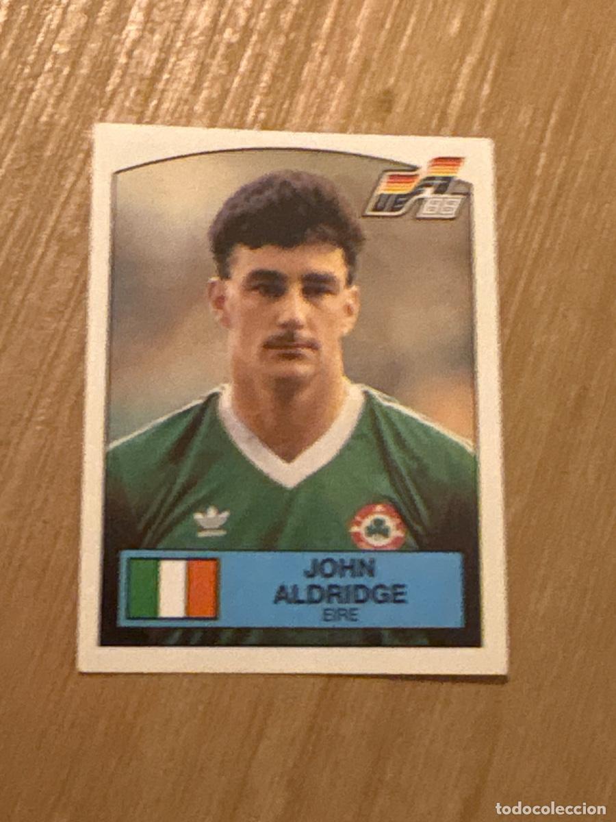 Cromos de f&uacute;tbol: 21. CROMO STICKER SIN PEGAR PANINI EUROCOPA EURO 88 JOHN ALDRIDGE N 204 IRLANDA EIRE