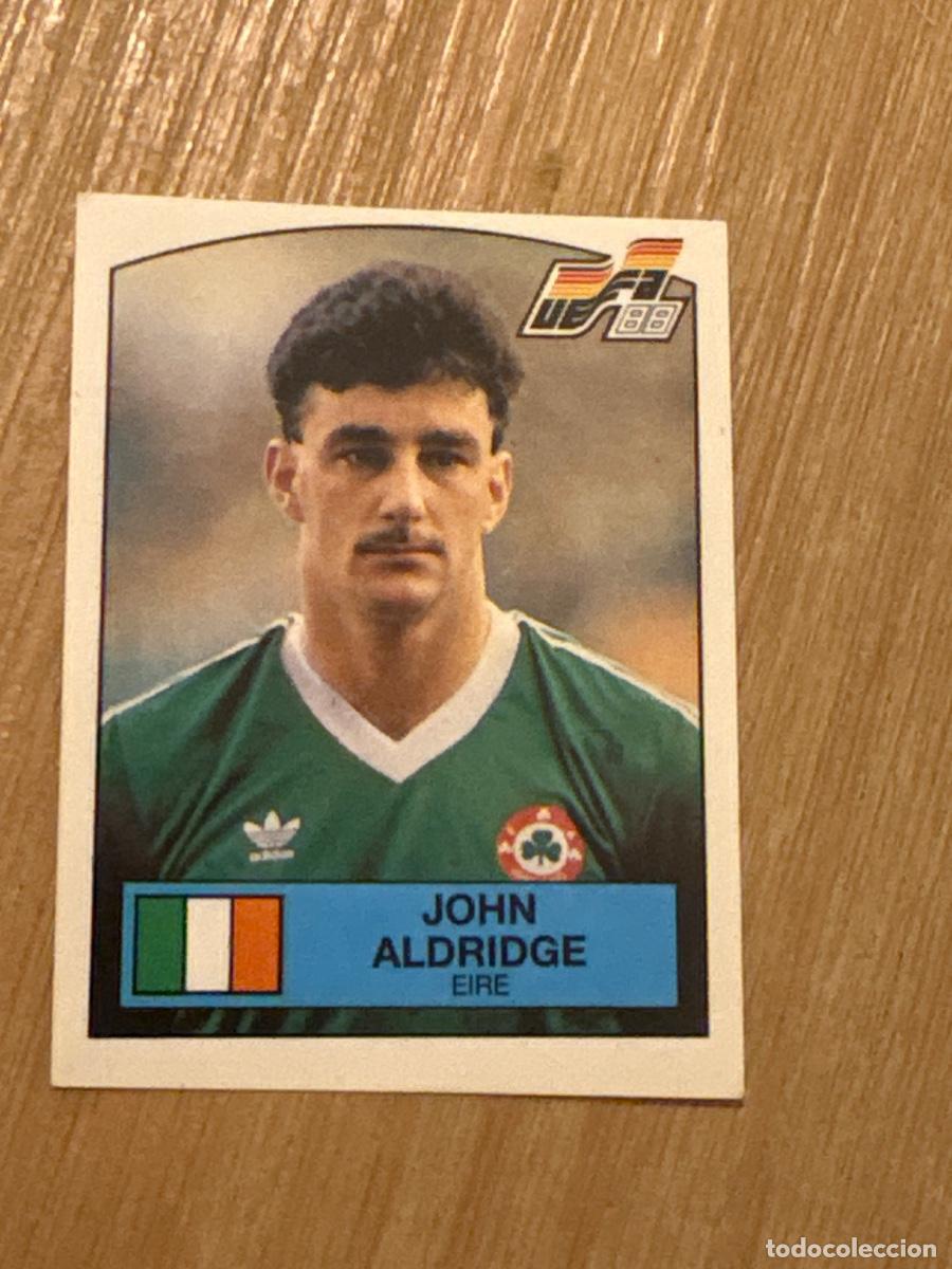 Cromos de f&uacute;tbol: 21. CROMO STICKER SIN PEGAR PANINI EUROCOPA EURO 88 JOHN ALDRIDGE N 204 IRLANDA EIRE