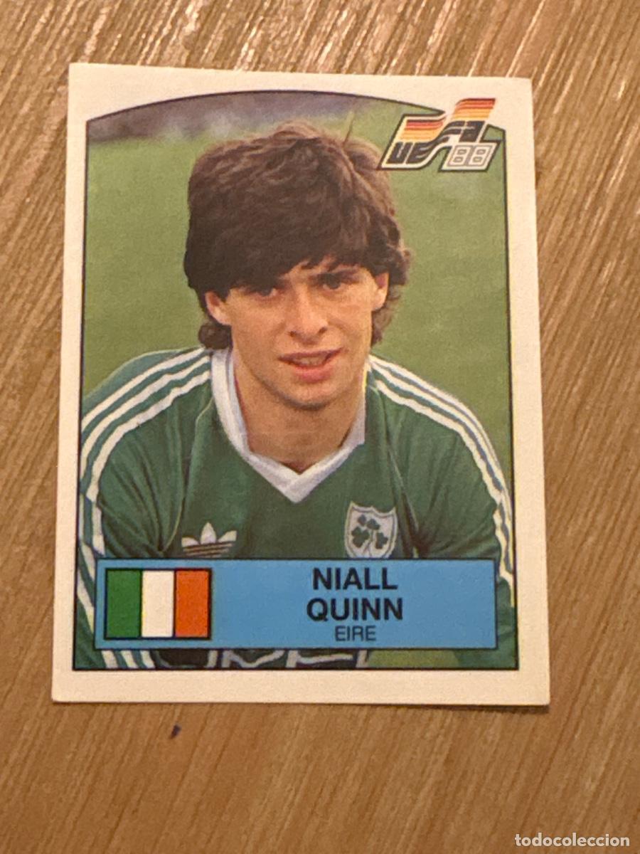 Cromos de f&uacute;tbol: 21. CROMO STICKER SIN PEGAR PANINI EUROCOPA EURO 88 NIALL QUINN N 205 IRLANDA EIRE