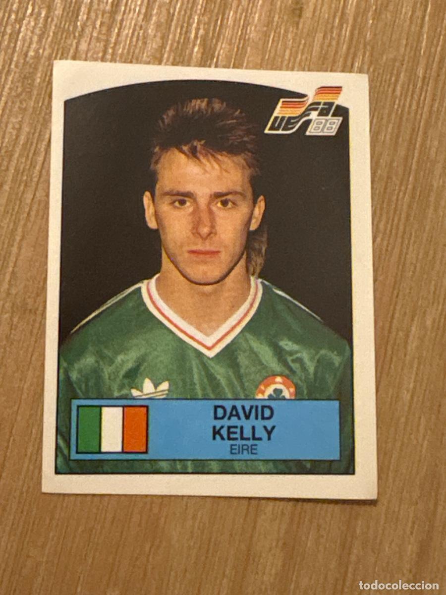 Cromos de f&uacute;tbol: 21. CROMO STICKER SIN PEGAR PANINI EUROCOPA EURO 88 DAVID KELLY N 206 IRLANDA EIRE