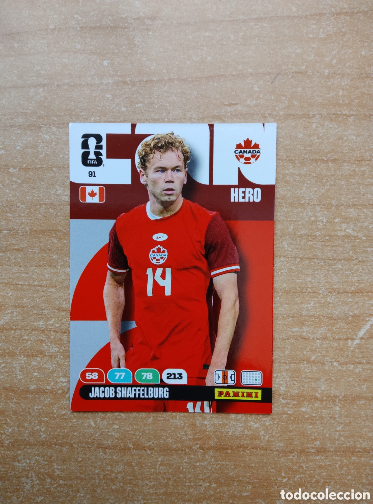 Cromos de f&uacute;tbol: 91 JACOB SHAFFELBURG CANADA ADRENALYN XL MUNDIAL 2026