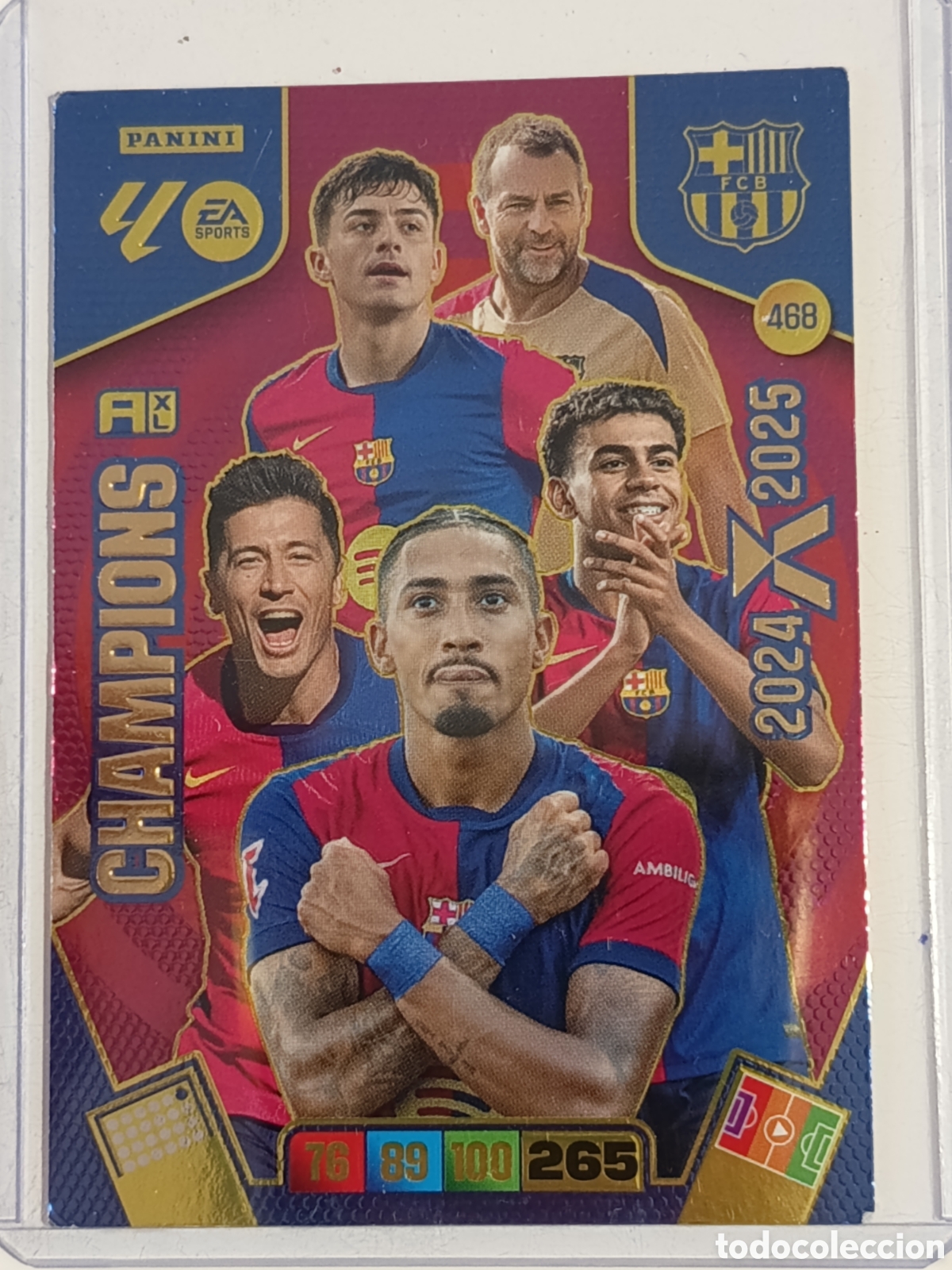 Cromos de f&uacute;tbol: Champions card Barcelona adrenalyn 2025-2026