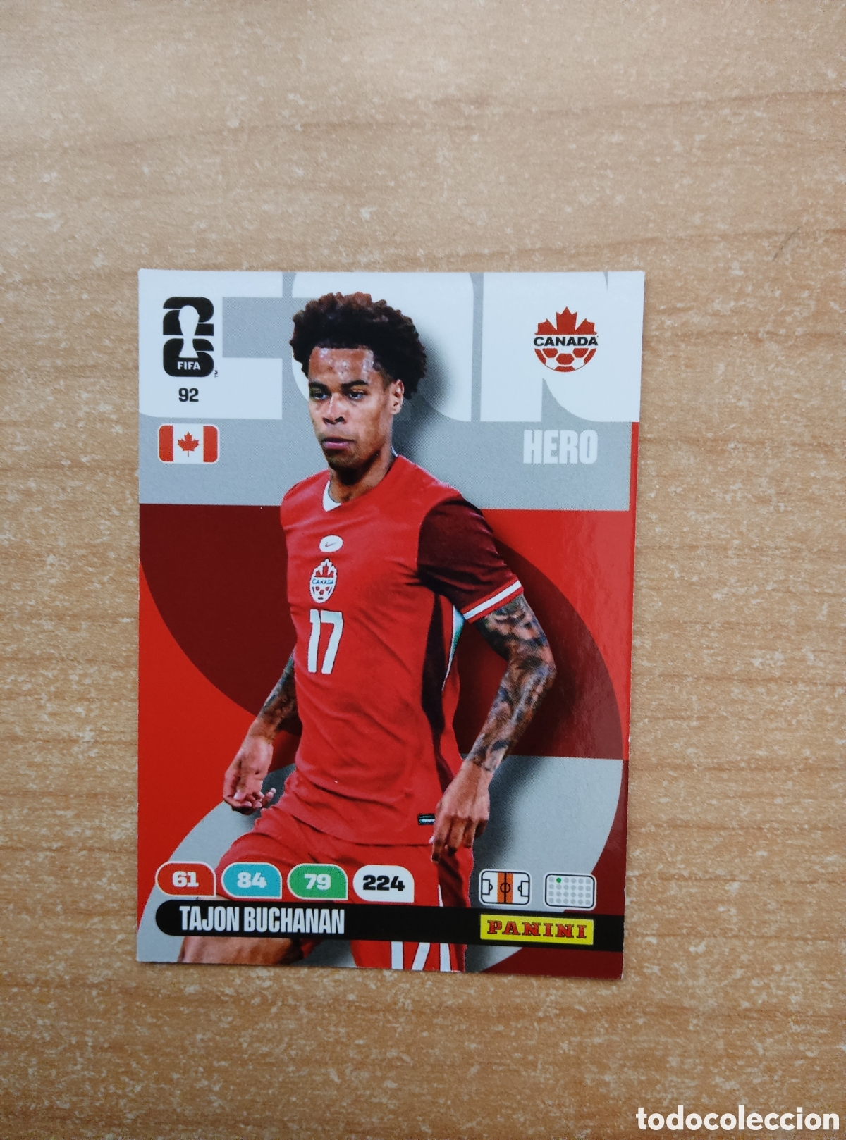 Cromos de f&uacute;tbol: 92 TAJON BUCHANAN CANADA ADRENALYN XL MUNDIAL 2026.
