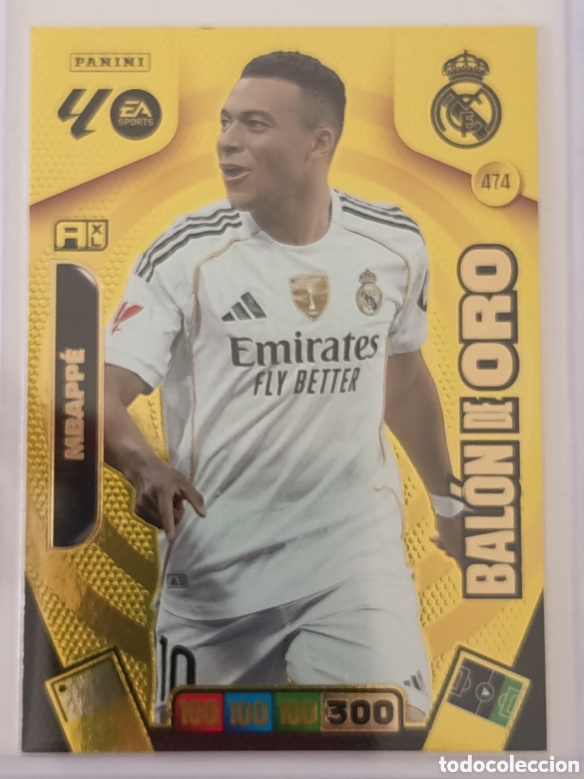 Cromos de f&uacute;tbol: Mbappe bal&oacute;n de oro Adrenalyn 2025-2026