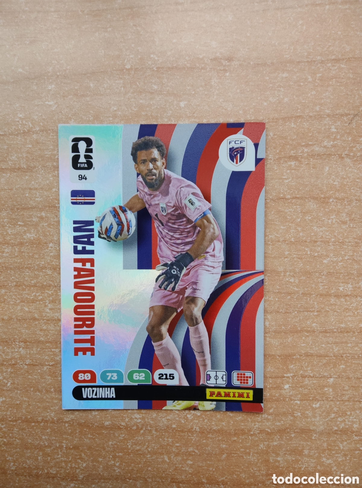 Cromos de f&uacute;tbol: 94 VOZINHA FAN FAVOURITE CABO VERDE ADRENALYN XL MUNDIAL 2026