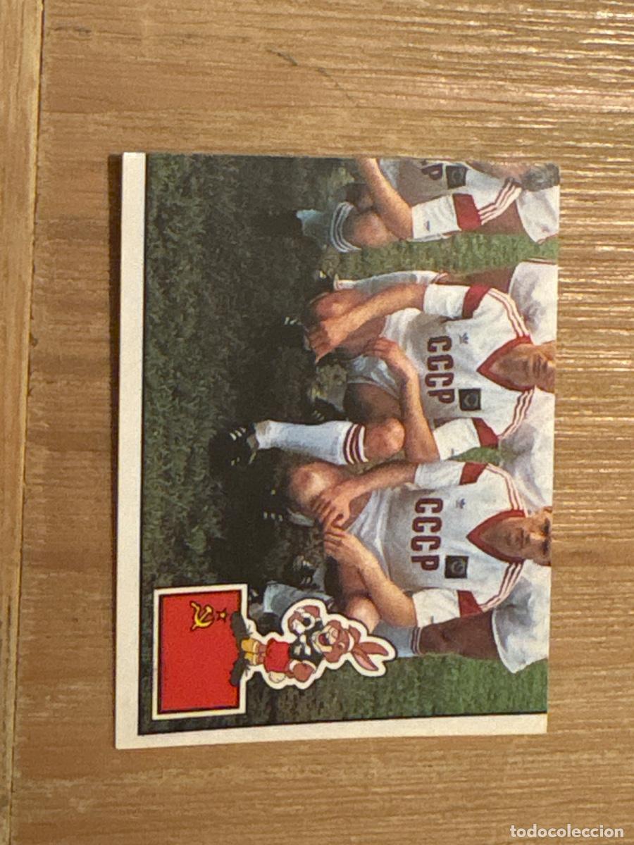 Cromos de f&uacute;tbol: 21. CROMO STICKER SIN PEGAR PANINI EUROCOPA EURO 88 SSRR RUSIA ALINEACI&Oacute;N N 237