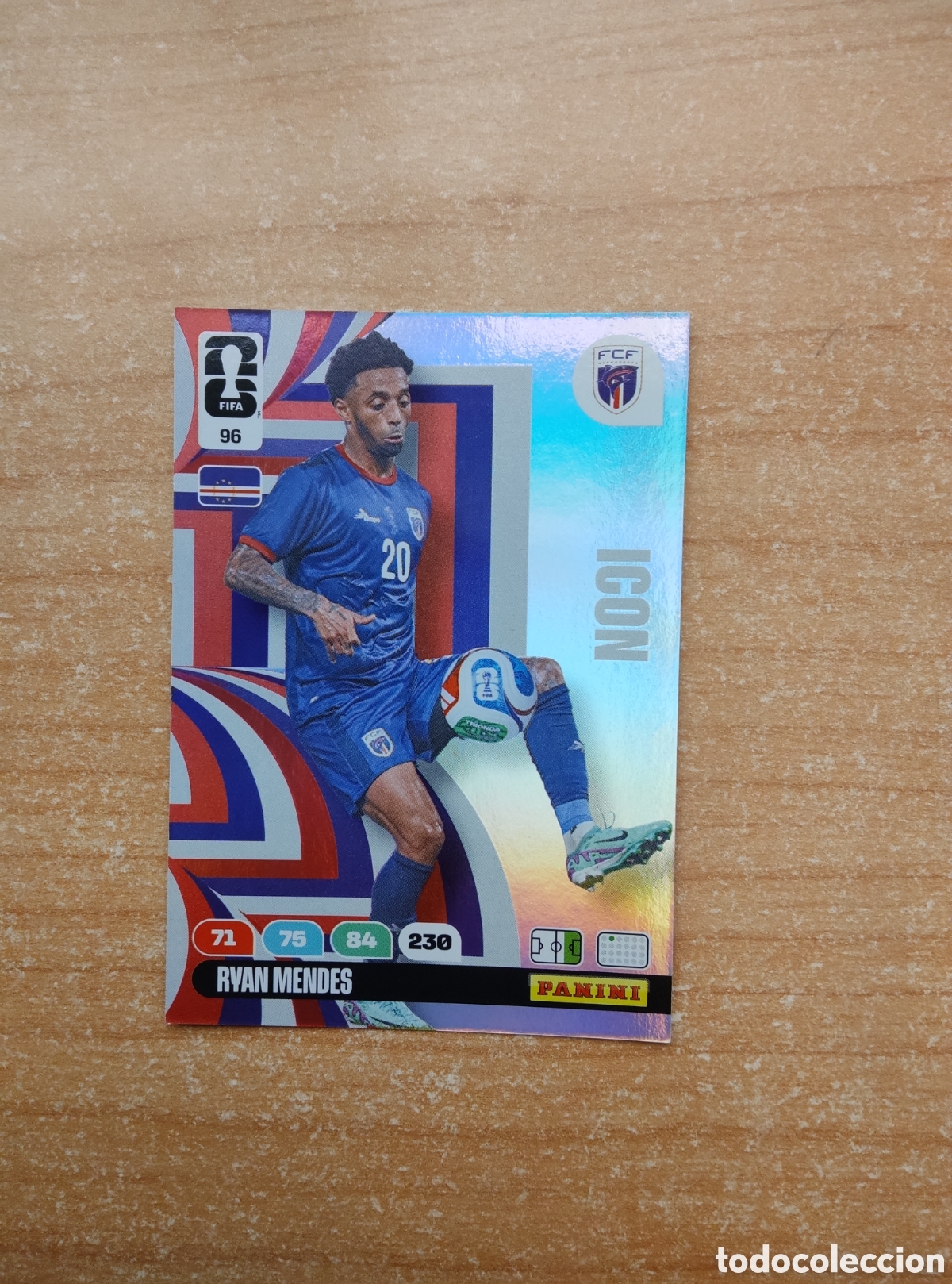 Cromos de f&uacute;tbol: 96 RYAN MENDES ICON CABO VERDE ADRENALYN XL MUNDIAL 2026