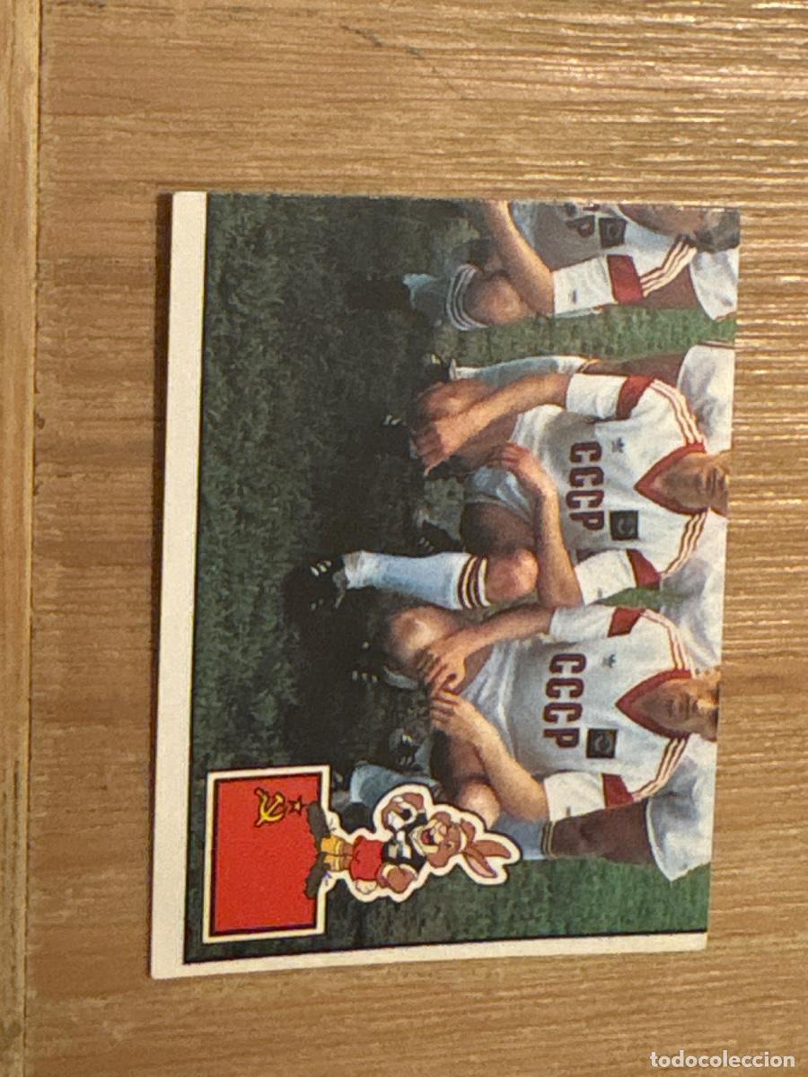 Cromos de f&uacute;tbol: 21. CROMO STICKER SIN PEGAR PANINI EUROCOPA EURO 88 SSRR RUSIA ALINEACI&Oacute;N N 237
