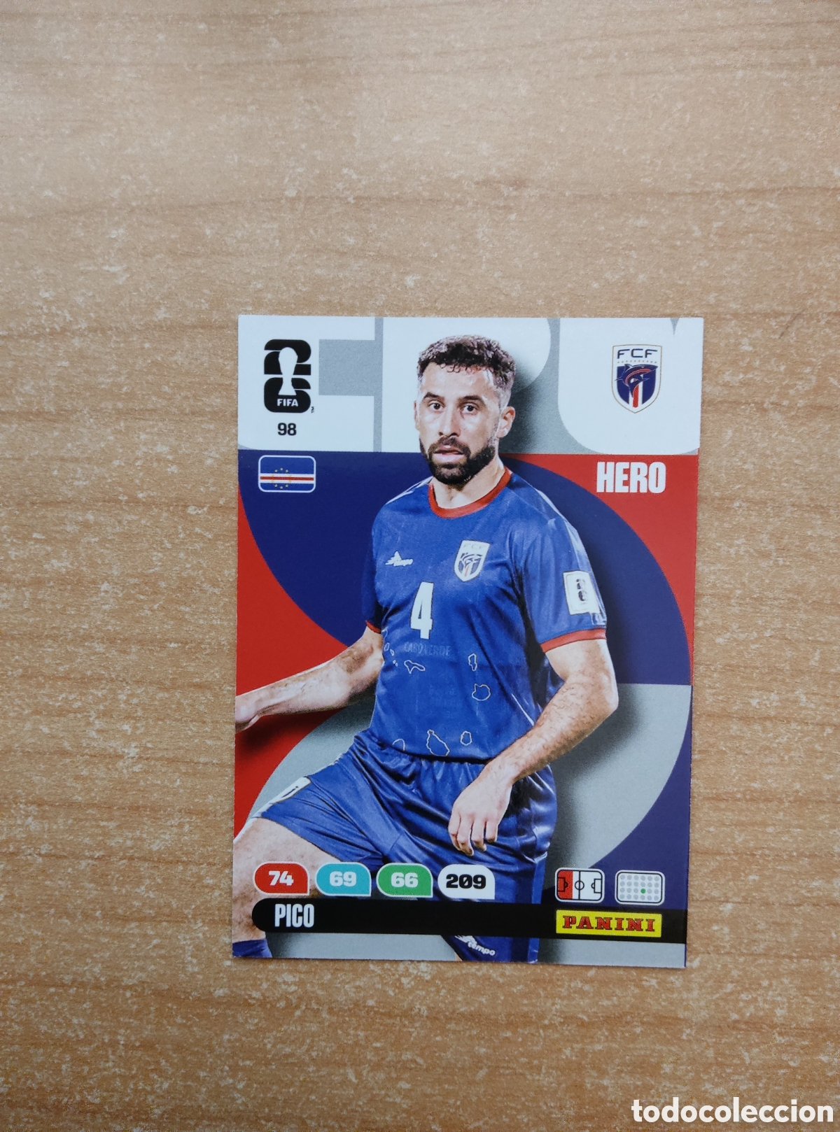 Cromos de f&uacute;tbol: 98 PICO CABO VERDE ADRENALYN XL MUNDIAL 2026