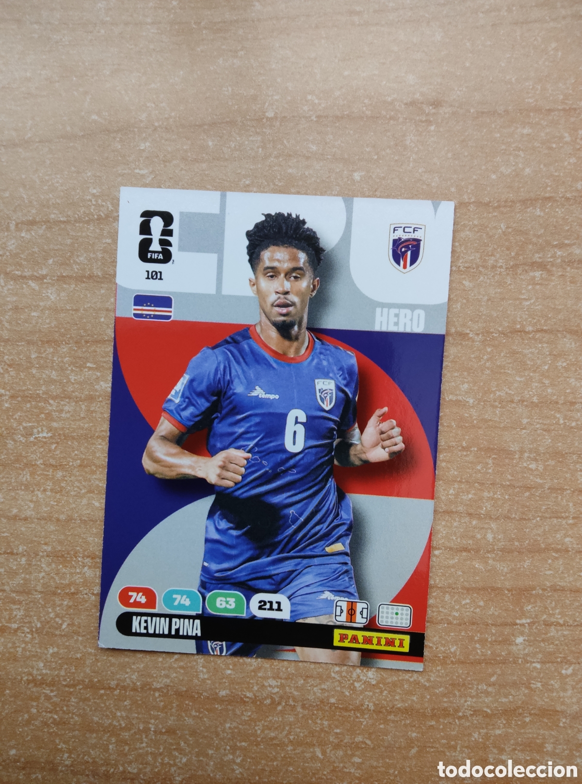 Cromos de f&uacute;tbol: 101 KEVIN PINA CABO VERDE ADRENALYN XL MUNDIAL 2026