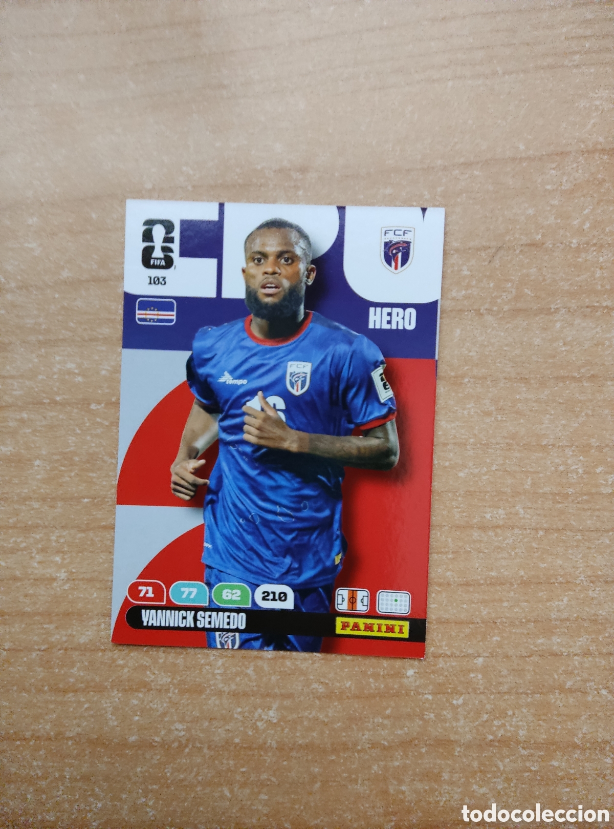 Cromos de f&uacute;tbol: 103 YANNICK SEMEDO CABO VERDE ADRENALYN XL MUNDIAL 2026