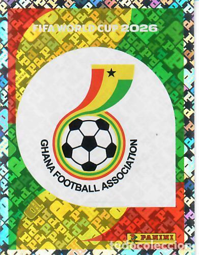Cromos de f&uacute;tbol: CROMO PANINI MUNDIAL WORLD CUP 2026 - GHA1 GHA 1 - ESCUDO - GHANA