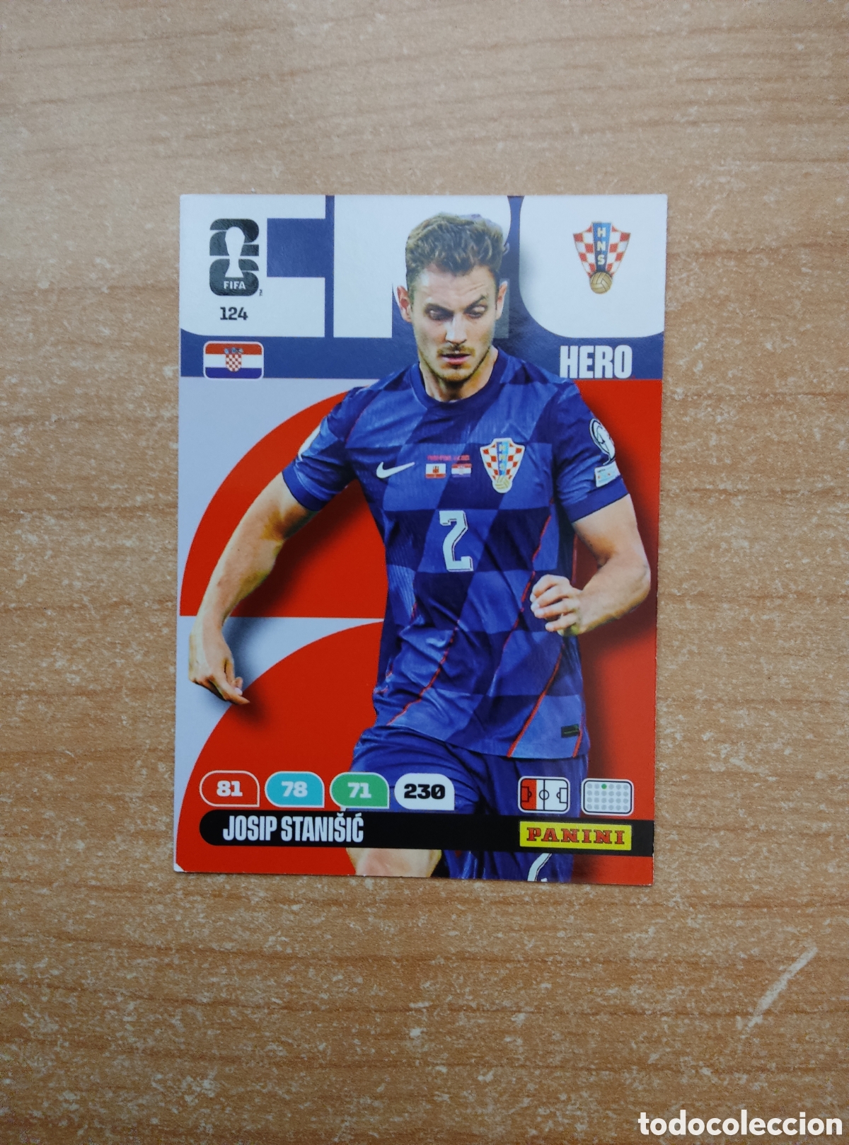 Cromos de f&uacute;tbol: 124 JOSIP STANISIC CROACIA ADRENALYN XL MUNDIAL 2026