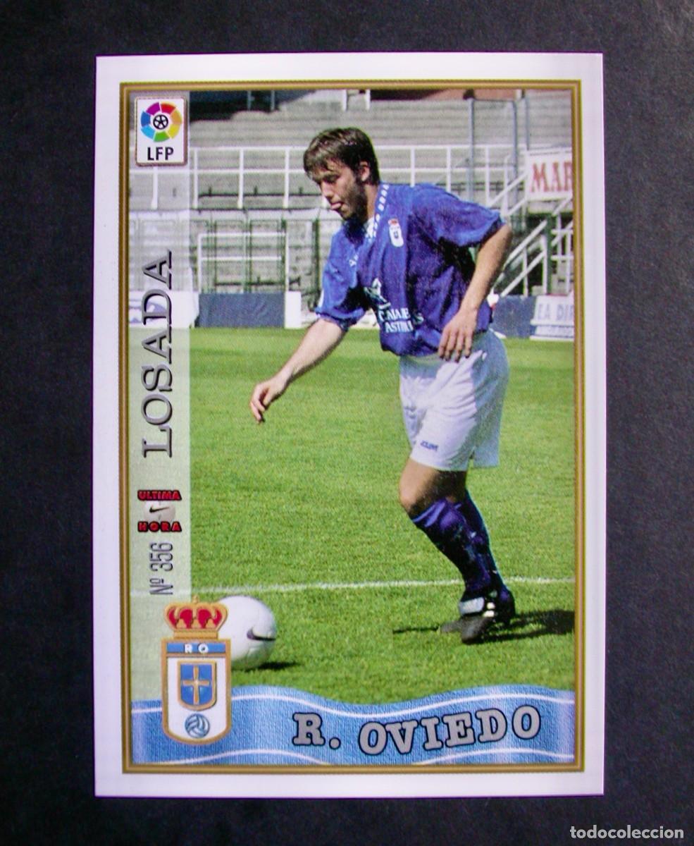 Cromos de f&uacute;tbol: N&ordm; 356 UH LOSADA DE LAS FICHAS DE LA LIGA 97-98 DE MUNDICROMO