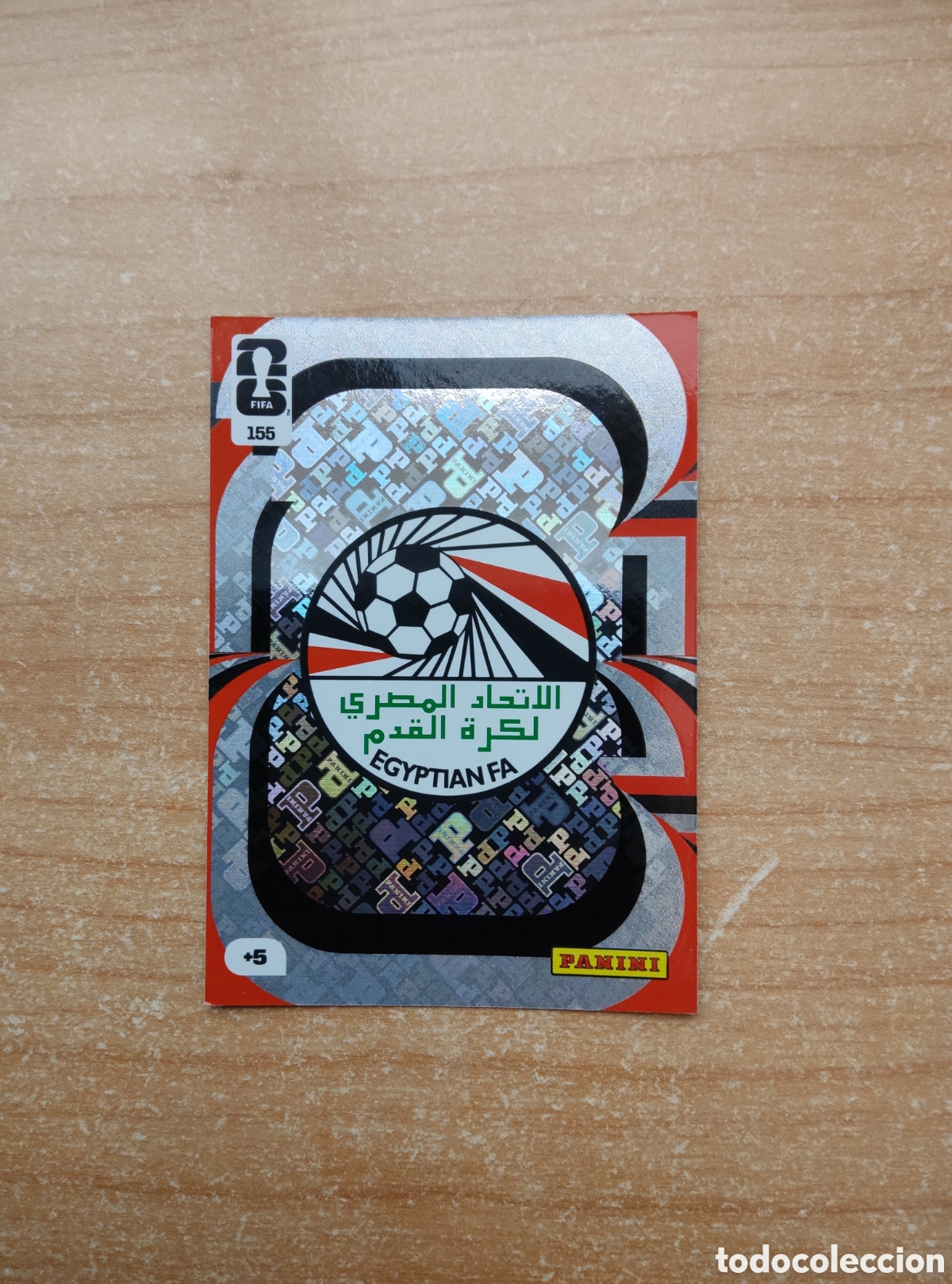 Cromos de f&uacute;tbol: 155 ESCUDO EGIPTO ADRENALYN XL MUNDIAL 2026