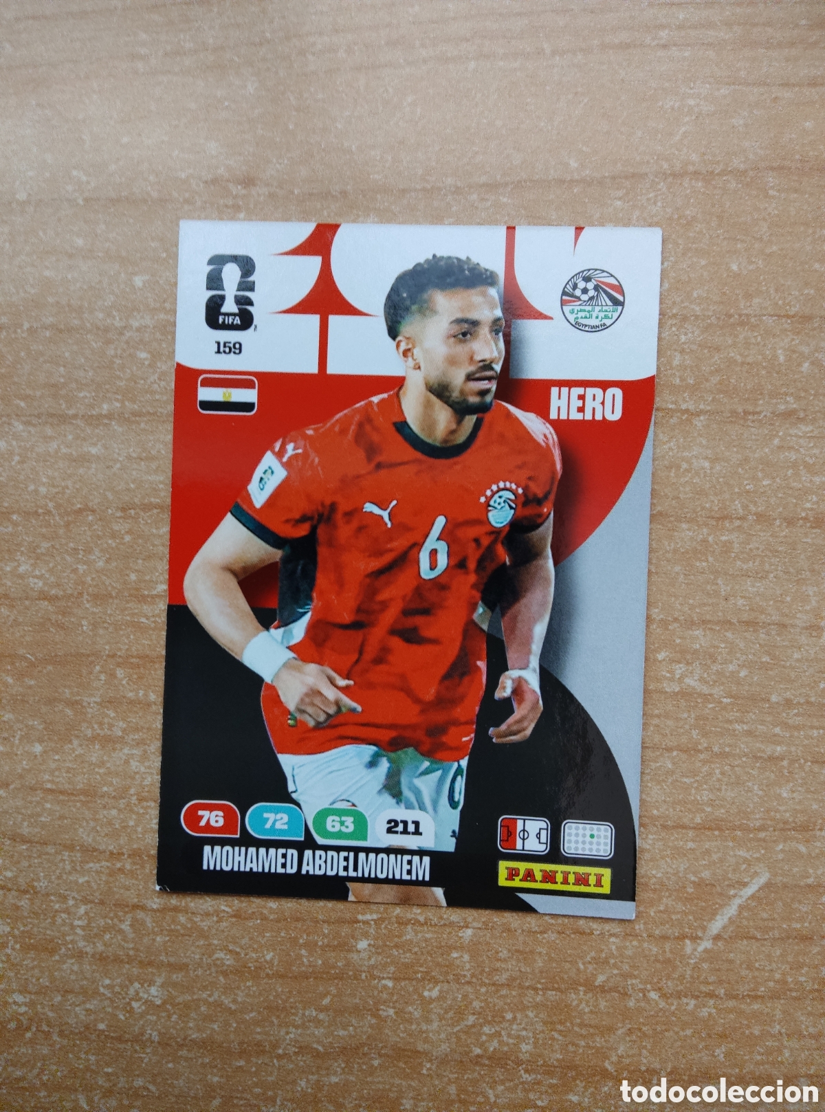 Cromos de f&uacute;tbol: 159 MOHAMED ABDELMONEM EGIPTO ADRENALYN XL MUNDIAL 2026