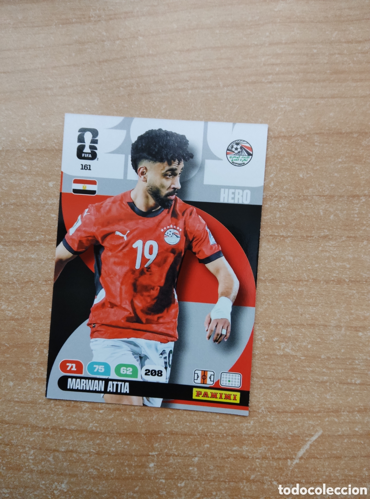 Cromos de f&uacute;tbol: 161 MARWAN ATTIA EGIPTO ADRENALYN XL MUNDIAL 2026