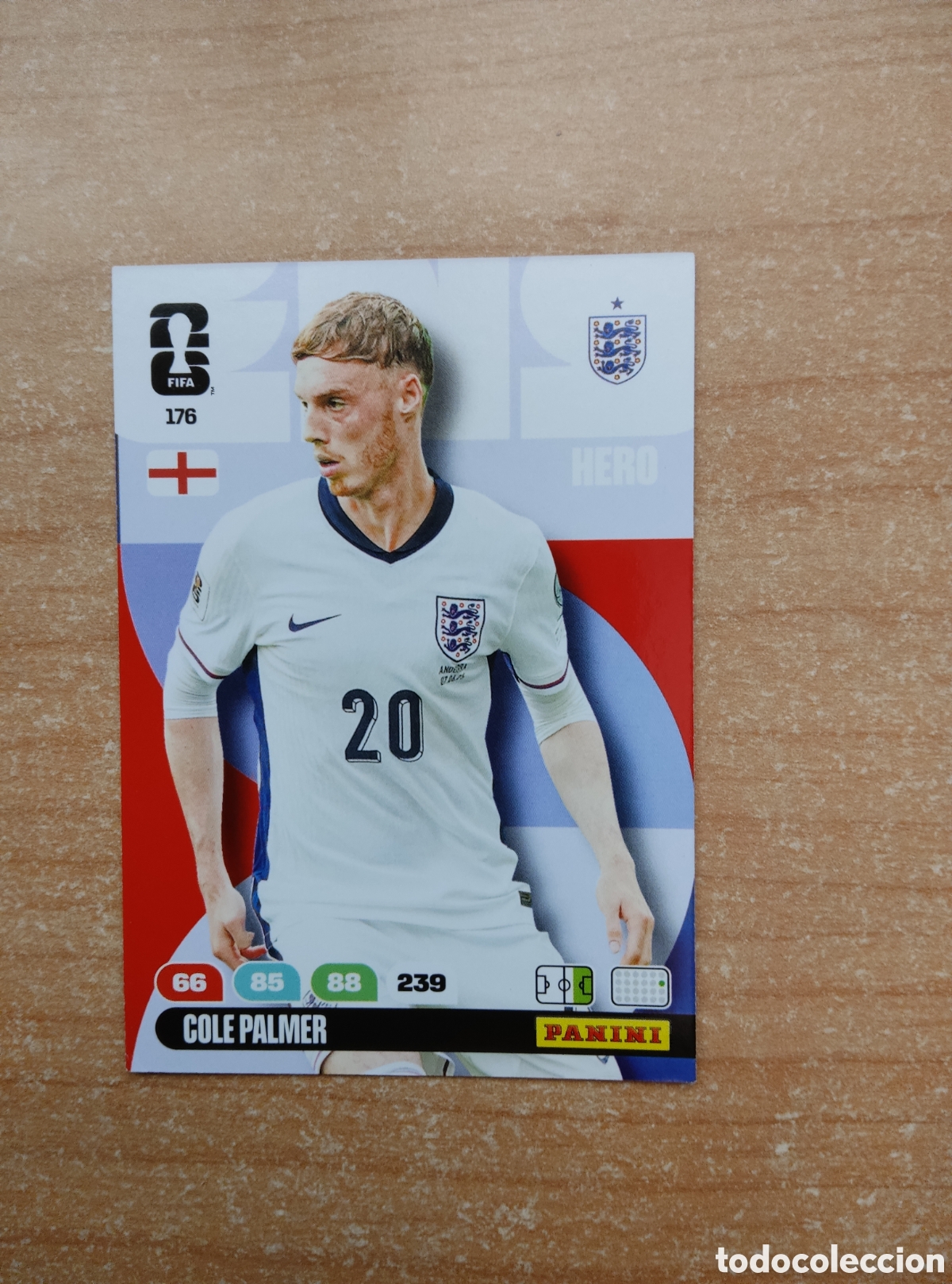 Cromos de f&uacute;tbol: 176 COLE PALMER INGLATERRA ADRENALYN XL MUNDIAL 2026