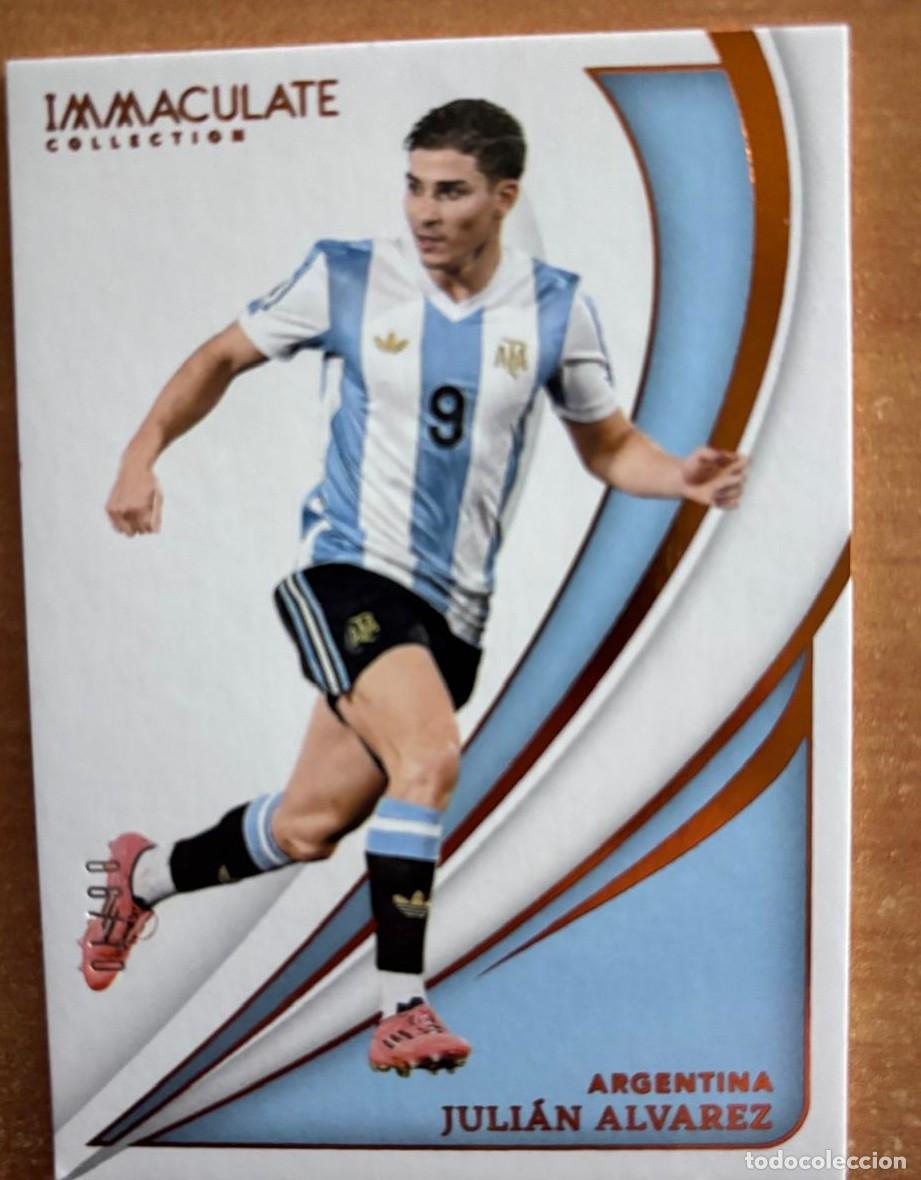 Cromos de f&uacute;tbol: PANINI IMMACULATE COLLECTION SOCCER 2024-2025 JULIAN ALVAREZ (ARGENTINA) NUMERADA /70