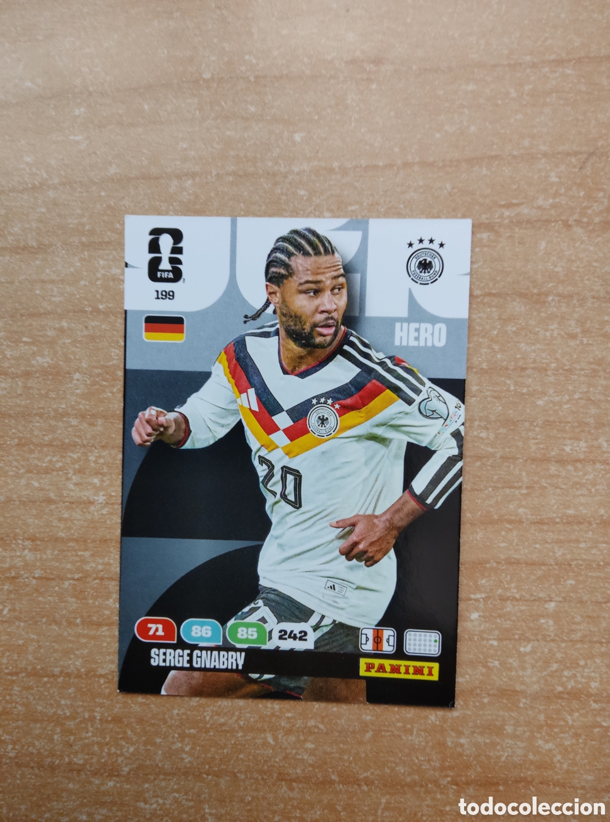 Cromos de f&uacute;tbol: 199 SERGE GNABRY ALEMANIA ADRENALYN XL MUNDIAL 2026