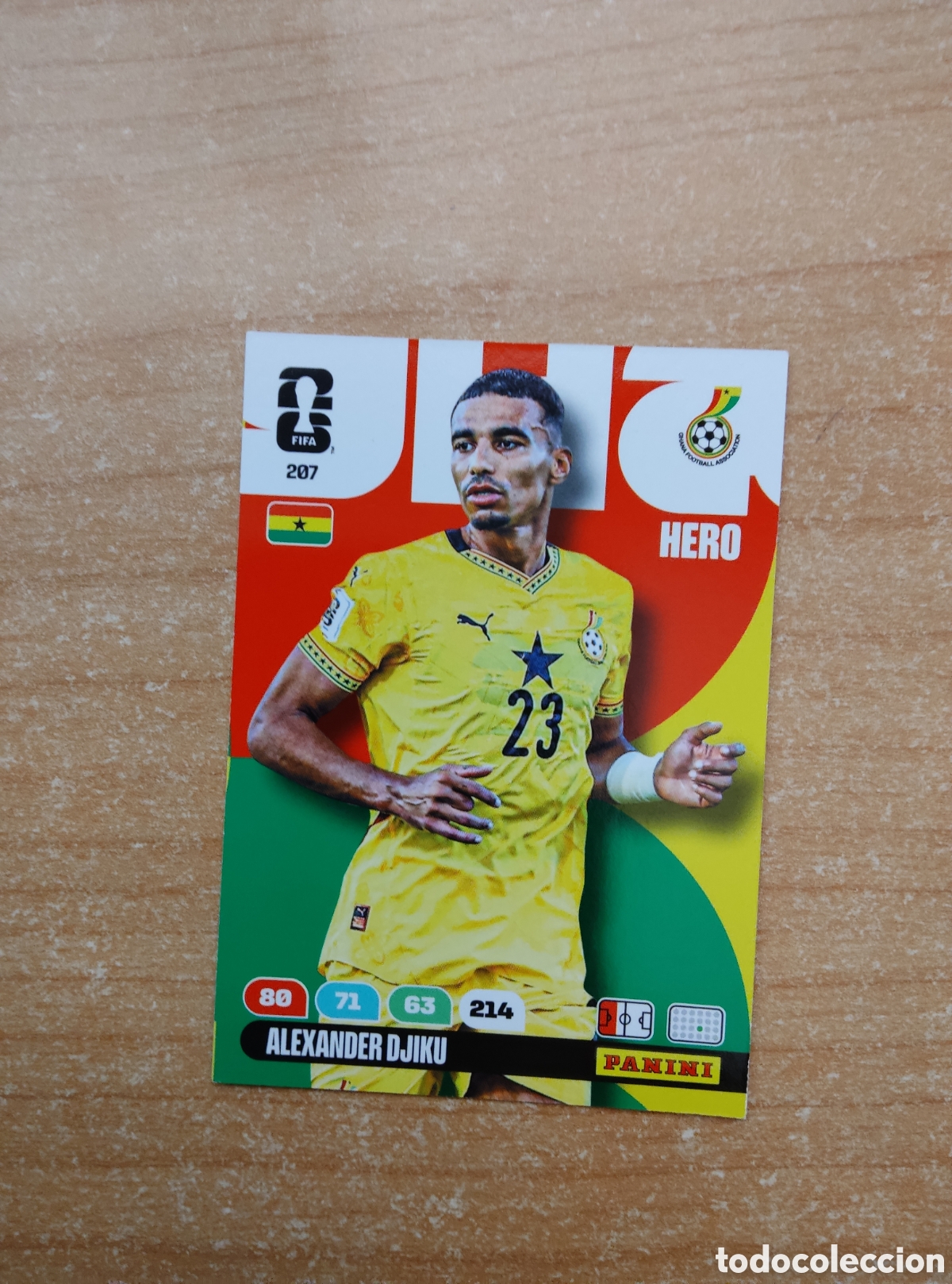 Cromos de f&uacute;tbol: 207 ALEXANDER DJIKU GHANA ADRENALYN XL MUNDIAL 2026