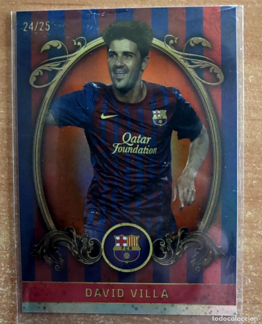 Cromos de f&uacute;tbol: TOPPS 2024 DAVID VILLA (FC BARCELONA) NUMERADA /25