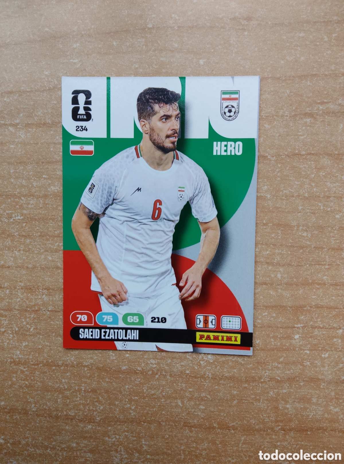 Cromos de f&uacute;tbol: 234 SAEID EZATOLAHI IRAN ADRENALYN XL MUNDIAL 2026