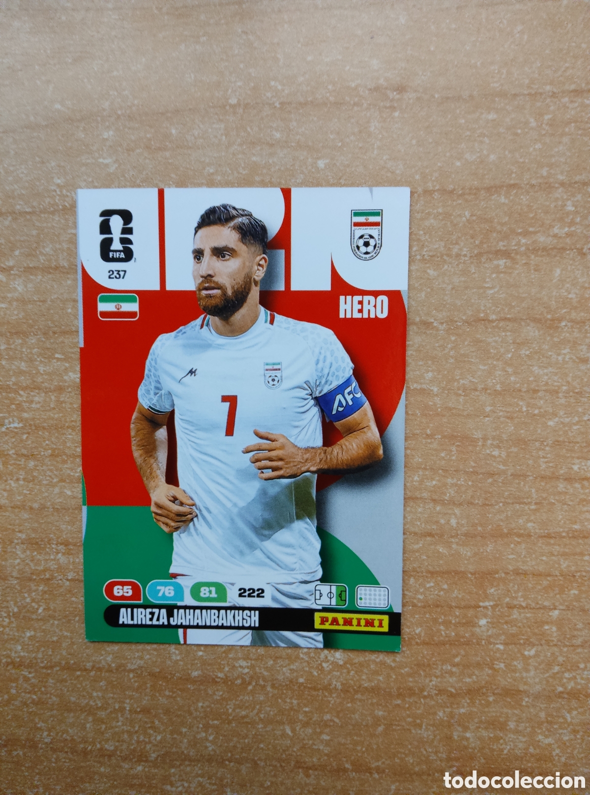 Cromos de f&uacute;tbol: 237 ALIREZA JAHANBAKHSH IRAN ADRENALYN XL MUNDIAL 2026