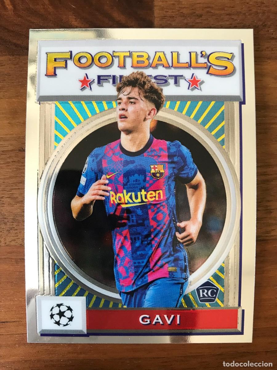 Cromos de f&uacute;tbol: GAVI - FC BARCELONA BAR&Ccedil;A - ROOKIE CARD - TOPPS FINEST FLASHBACKS UEFA CHAMPIONS 2021 2022 21 22