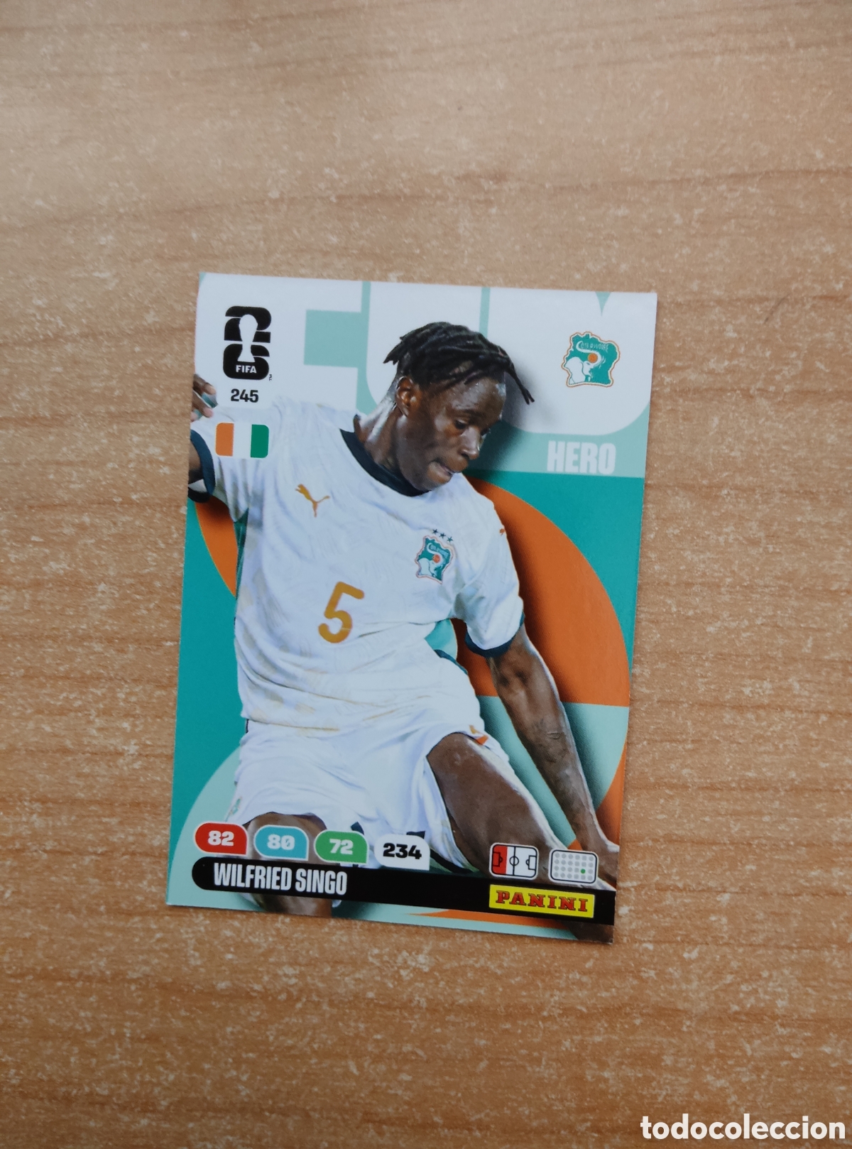 Cromos de f&uacute;tbol: 245 WILFRIED SINGO COSTA DE MARFIL ADRENALYN XL MUNDIAL 2026