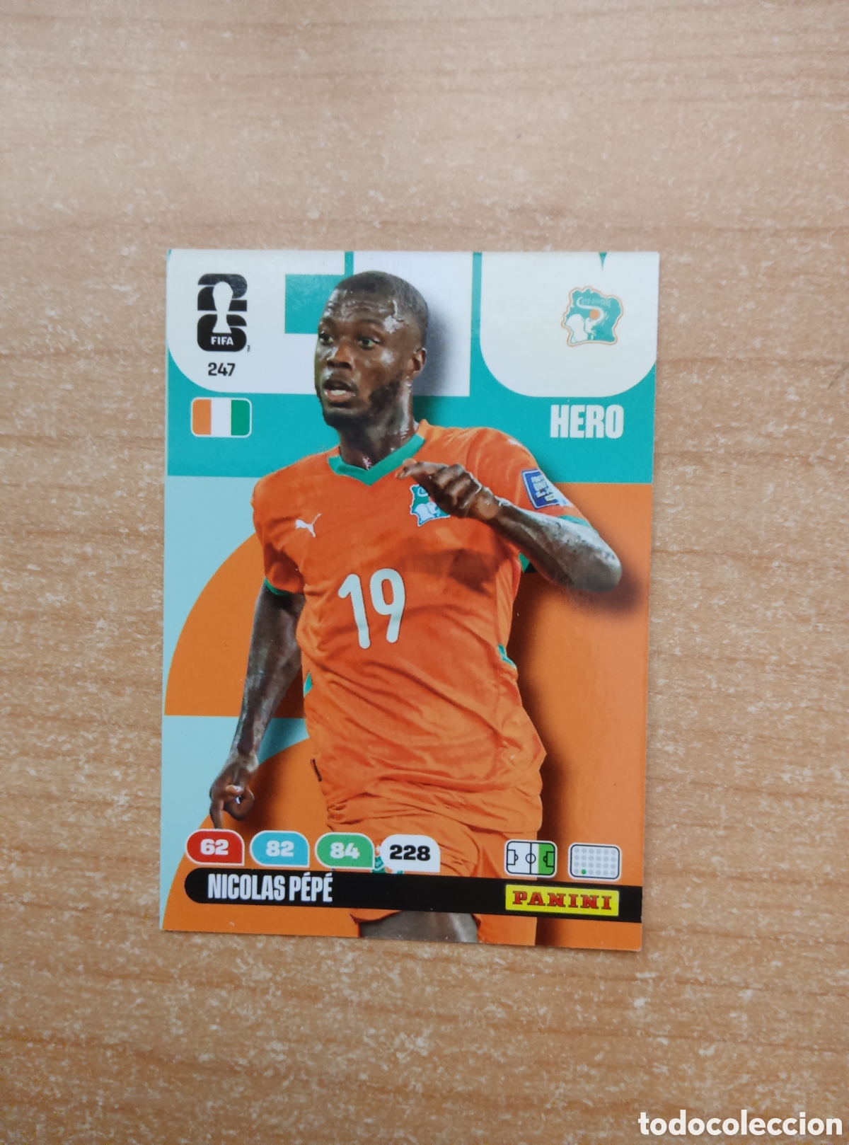 Cromos de f&uacute;tbol: 247 NICOLAS PEPE COSTA DE MARFIL ADRENALYN XL MUNDIAL 2026
