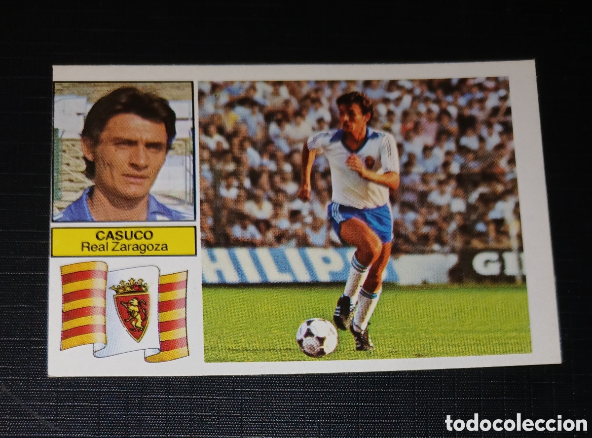 Cromos de f&uacute;tbol: Cromo Casuco - Real Zaragoza - Liga 82 83 / 1982 1983 - Ed. Este