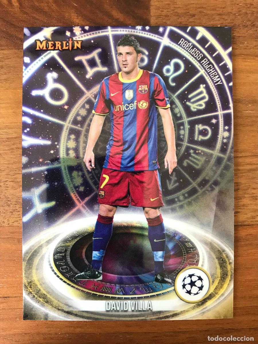 Cromos de f&uacute;tbol: DAVID VILLA - FC BARCELONA - AGELESS ALCHEMY - TOPPS MERLIN UEFA CHAMPIONS 2023 2024 23 24