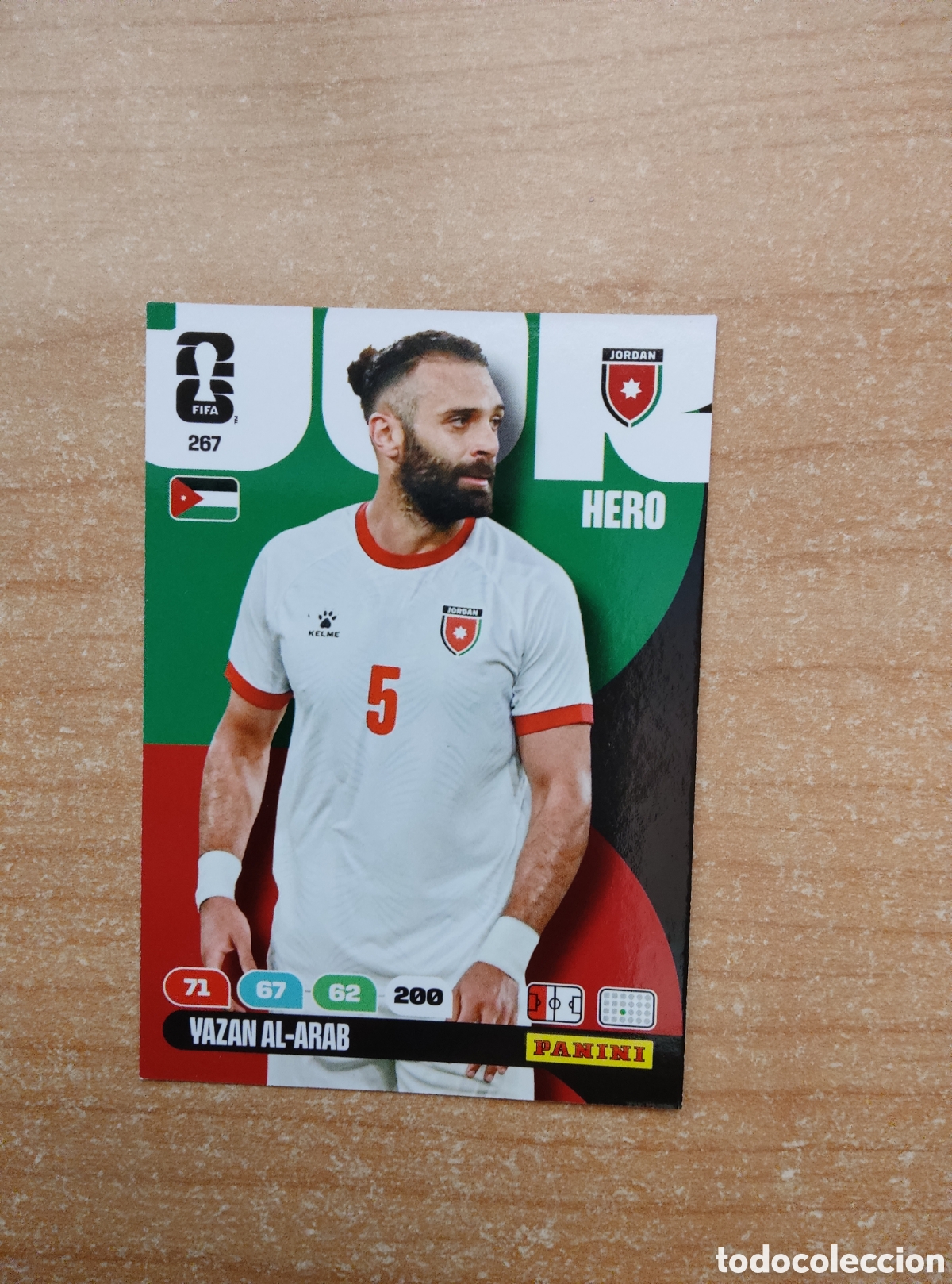 Cromos de f&uacute;tbol: 267 YAZAN AL ARAN JORDANIA ADRENALYN XL MUNDIAL 2026