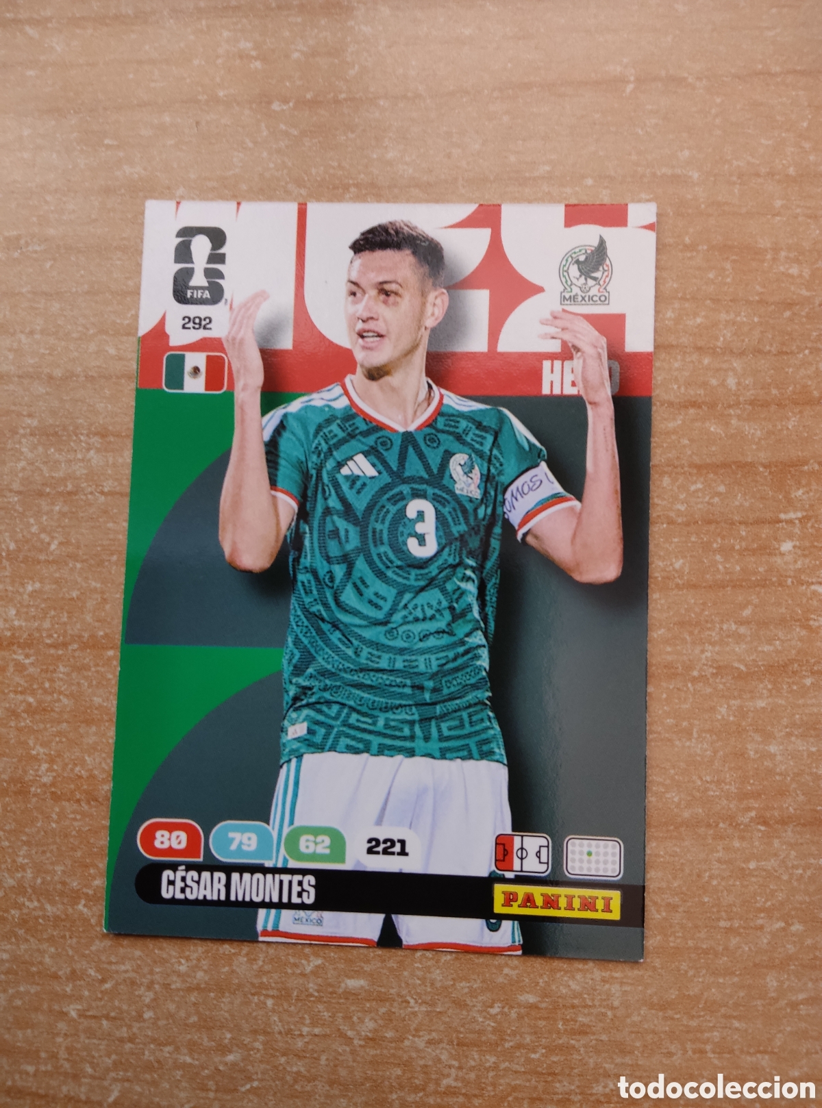 Cromos de f&uacute;tbol: 292 CESAR MONTES MEXICO ADRENALYN XL MUNDIAL 2026