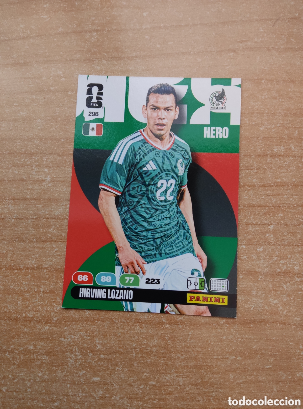 Cromos de f&uacute;tbol: 296 HIRVING LOZANO MEXICO ADRENALYN XL MUNDIAL 2026
