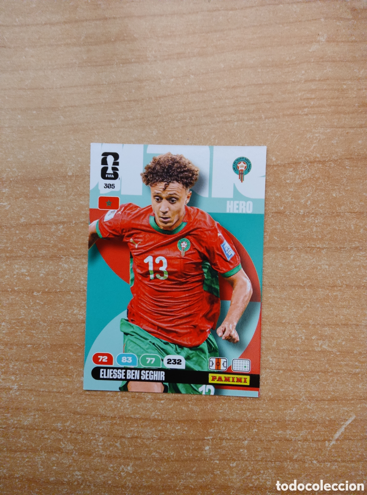 Cromos de f&uacute;tbol: 305 ELIESSE BEN SEGHIR MARRUECOS ADRENALYN XL MUNDIAL 2026