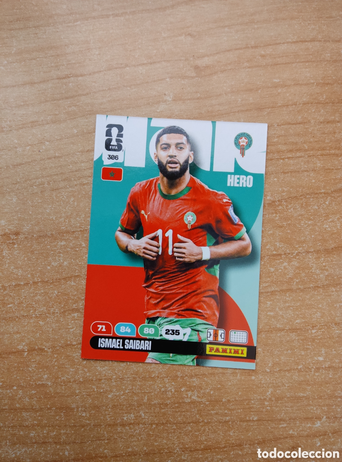 Cromos de f&uacute;tbol: 306 ISMAEL SAIBARI MARRUECOS ADRENALYN XL MUNDIAL 2026