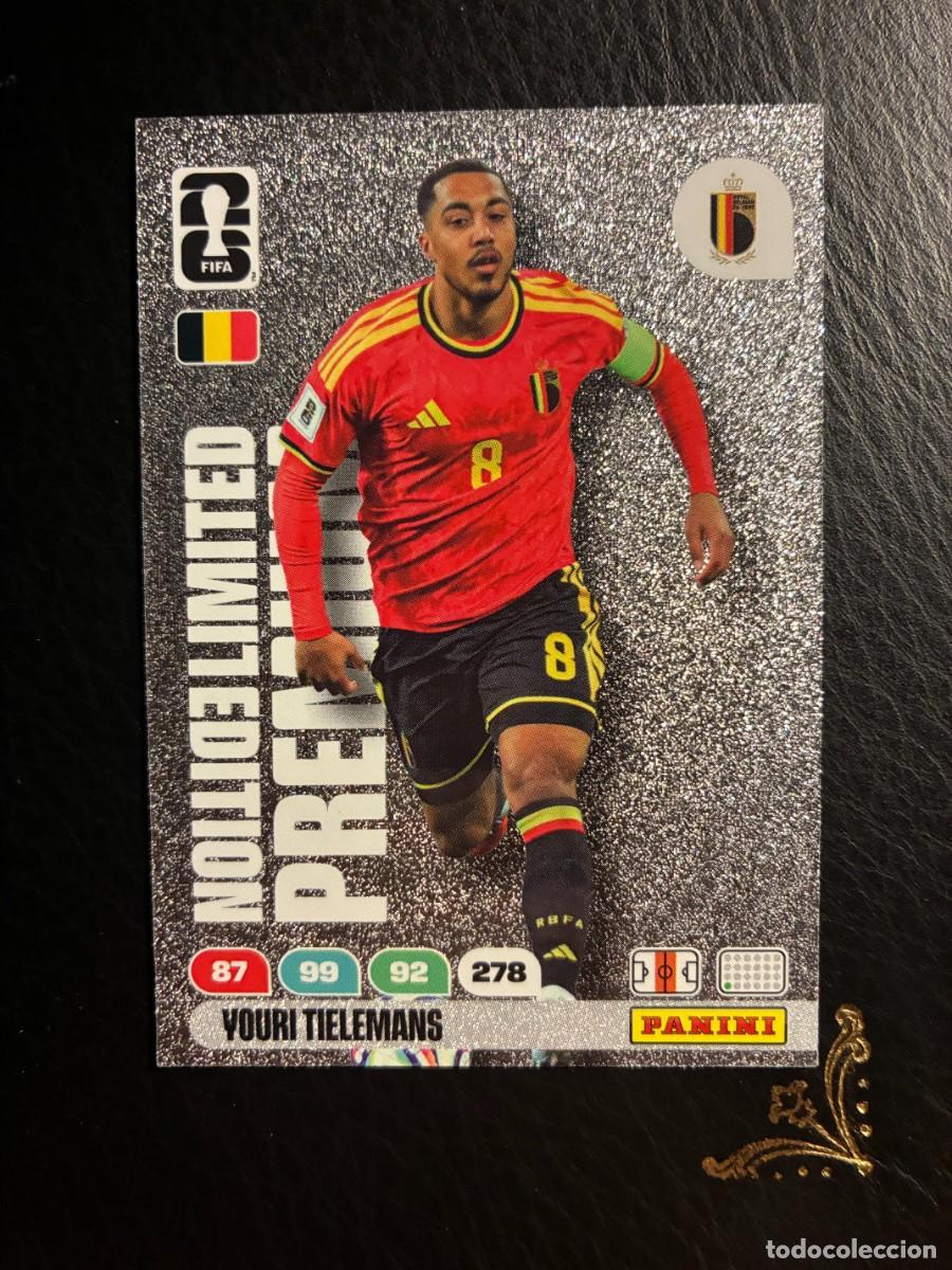 Cromos de f&uacute;tbol: YOURI TIELEMANS LIMITED EDITION PREMIUM FIFA WORLD CUP ADRENALYN MUNDIAL 2026 26 PANINI