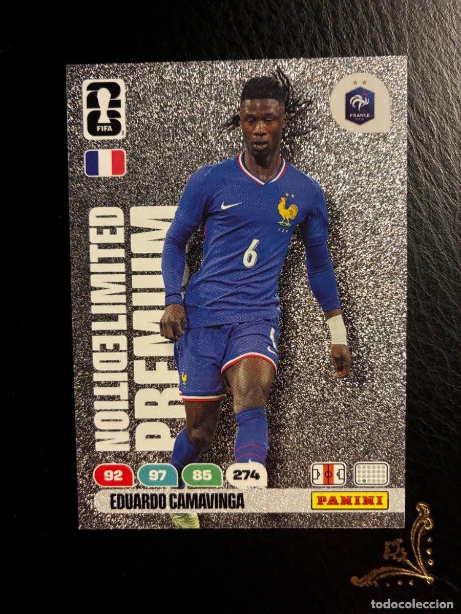 Cromos de f&uacute;tbol: EDUARDO CAMAVINGA LIMITED EDITION PREMIUM FIFA WORLD CUP ADRENALYN MUNDIAL 2026 26 PANINI